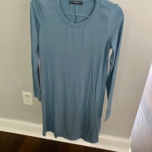 Long Sleeve Fit & Flare Dress